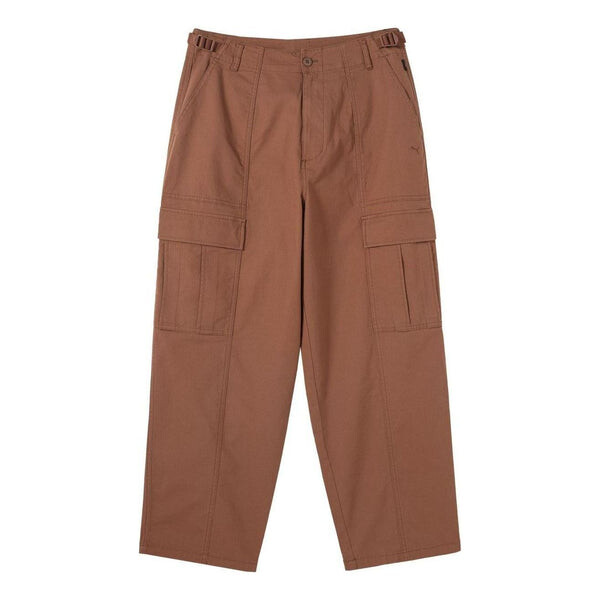 

Брюки cargo pants 'brown' Puma, коричневый