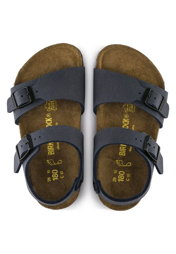 Детские сандалии нью-йорка Birkenstock, Navy — фото 2