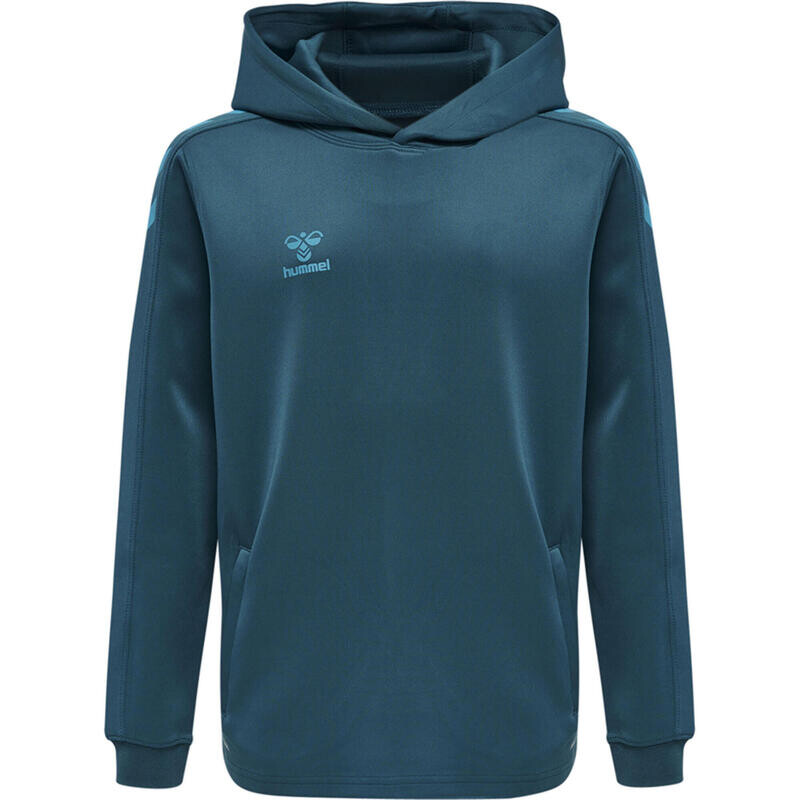 

Hmlcore Xk Sweat Hoodie унисекс, детская мультиспортивная толстовка HUMMEL, цвет blau