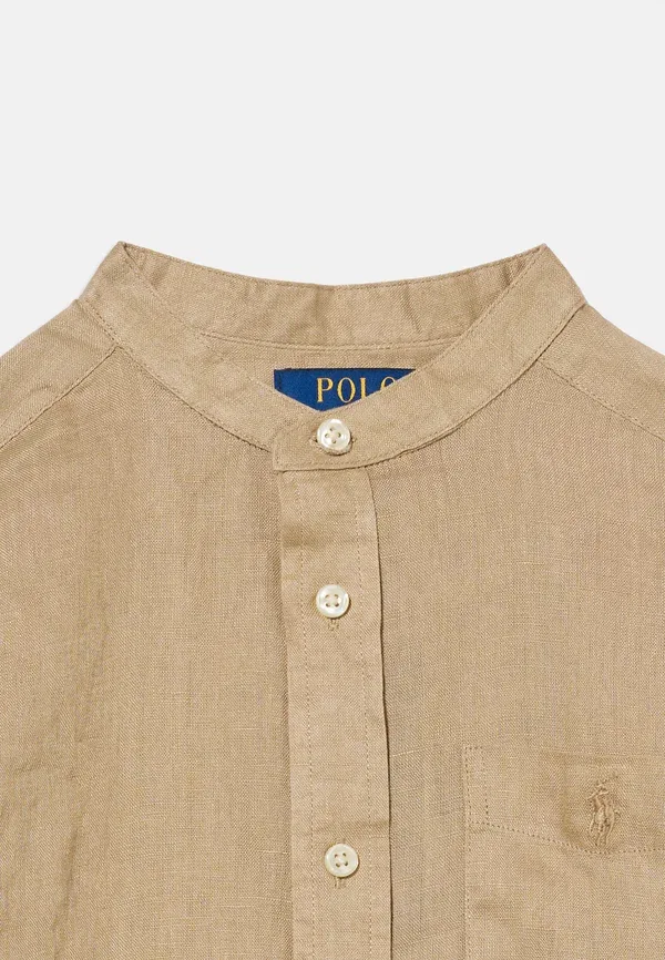 Рубашка льняная Polo Ralph Lauren, сюррей тан — фото 4