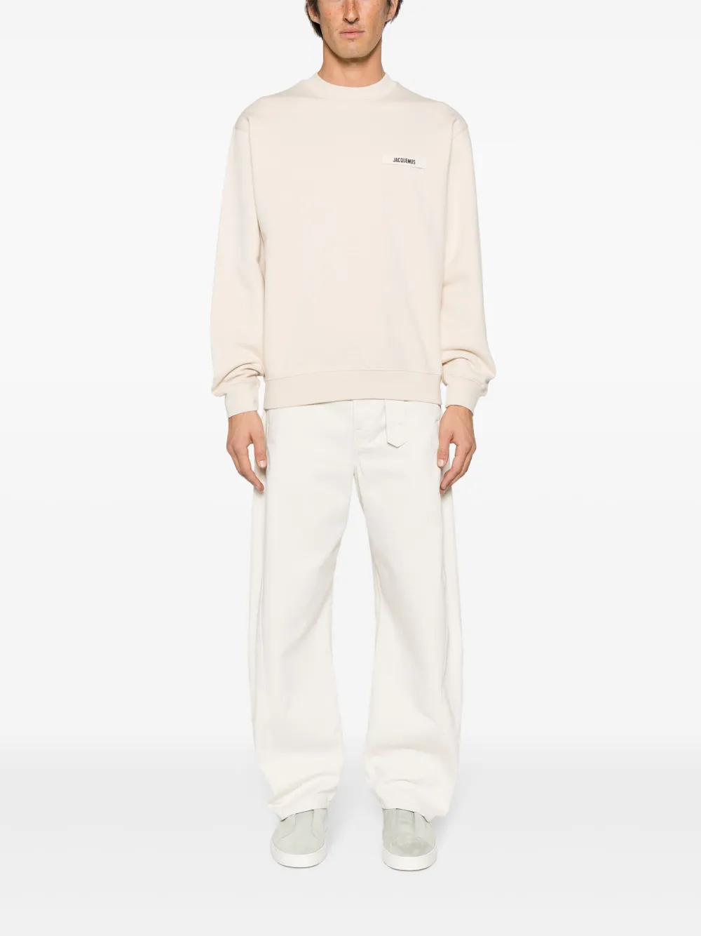 Толстовка Le Sweatshirt Gros Grain JACQUEMUS, нейтральный — фото 2
