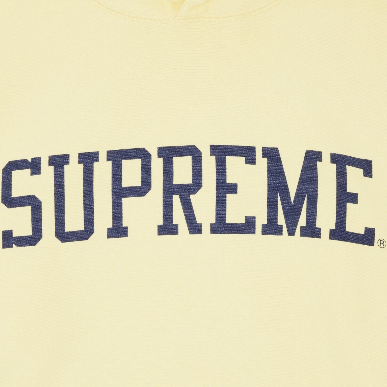 Толстовка Supreme Varsity с капюшоном, светло-желтая — фото 2