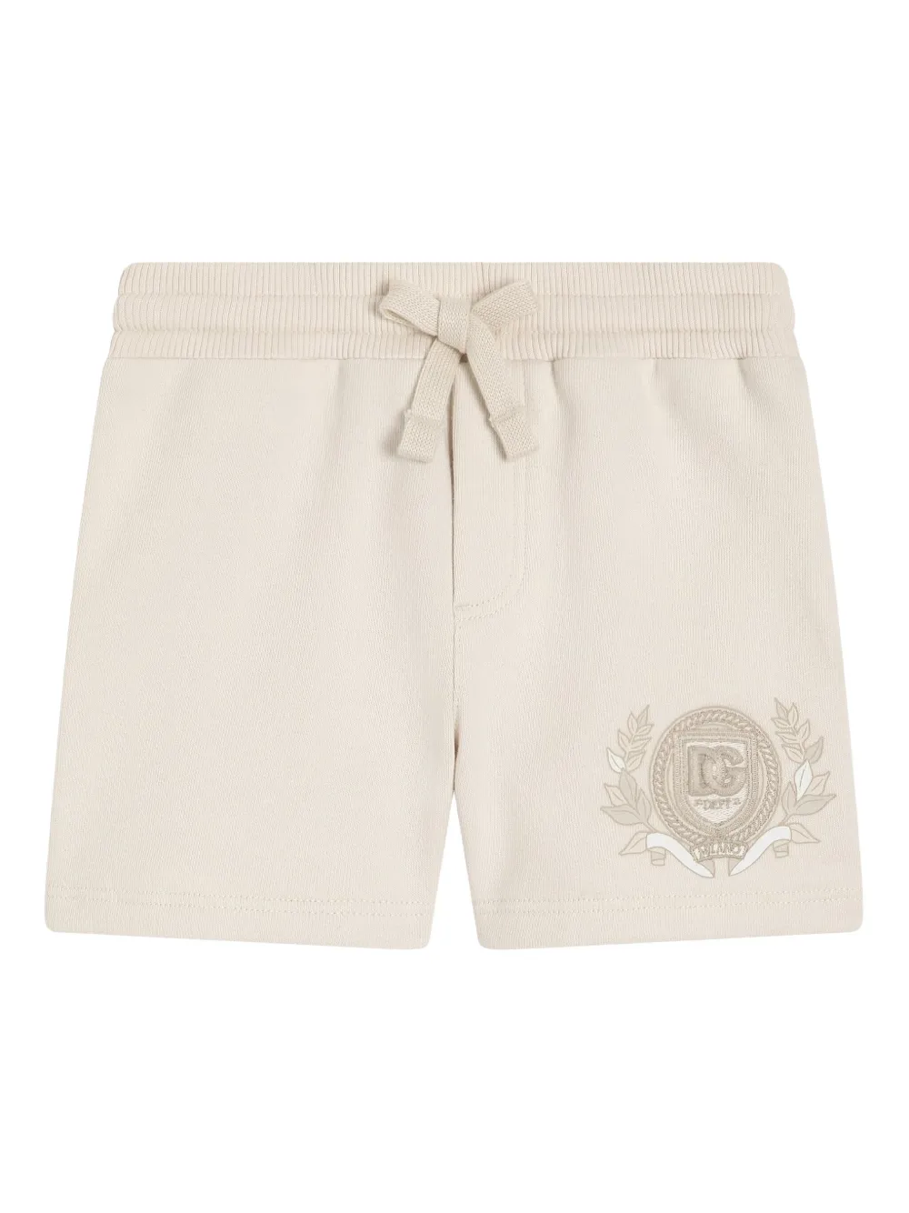 

Шорты с вышитым логотипом Dolce & Gabbana Kids, нейтральный