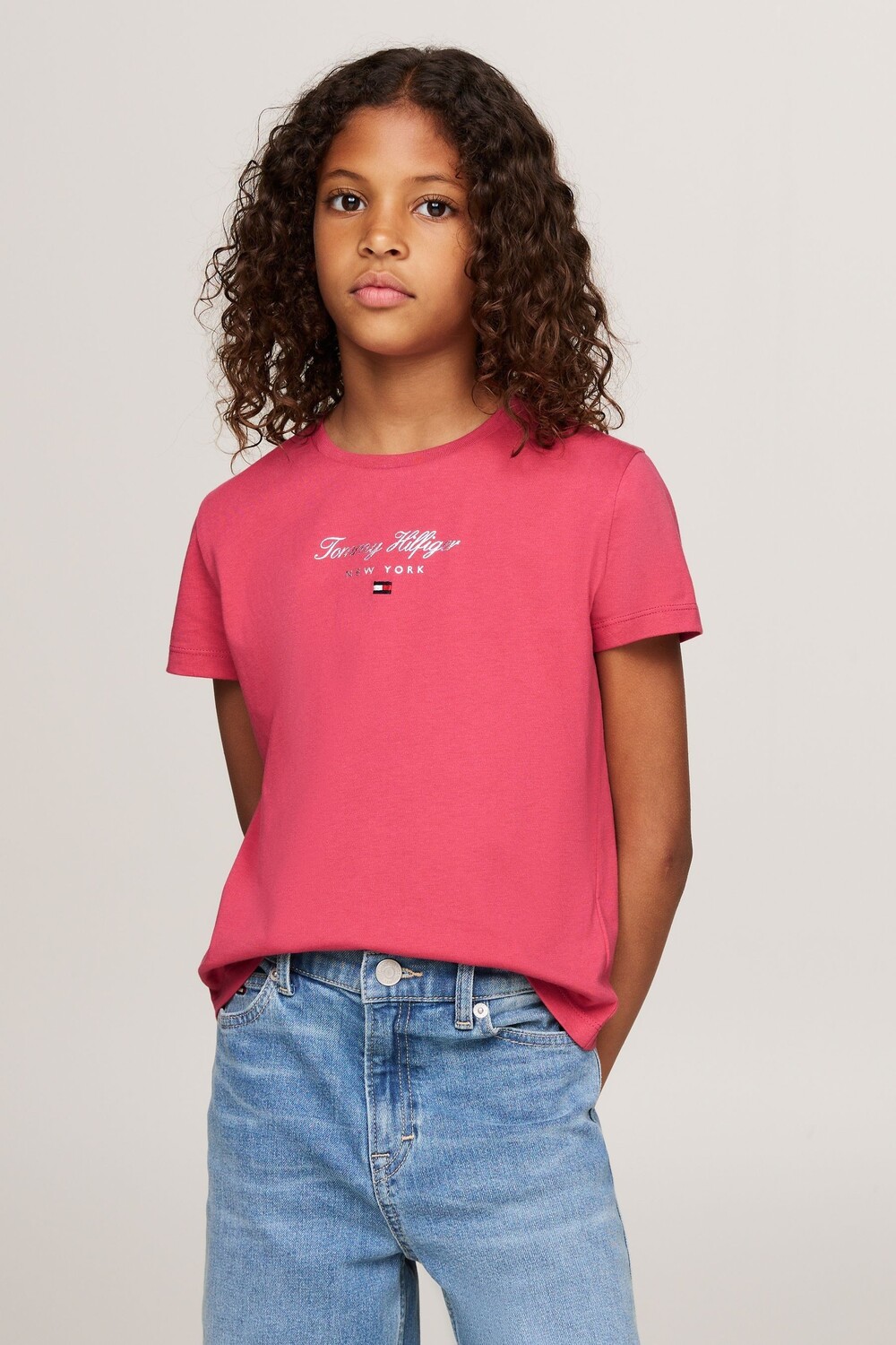 

Футболка с короткими рукавами Nyc Foil Tommy Hilfiger, розовый