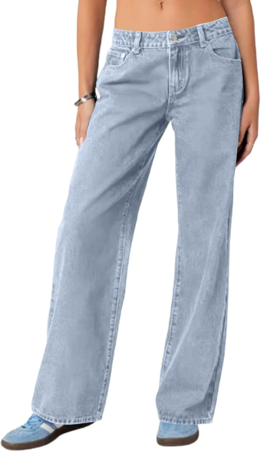 

Джинсы женские Denim Classic High Waist Straight Leg