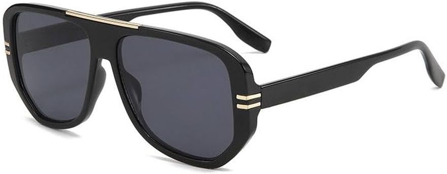 

Модные солнцезащитные очки для женщин, прямоугольная оправа коричневого цвета с заклепками, декор для мужчин, солнцезащитные очки с защитой от УФ-излучения UV400 HVTVTLA, C1