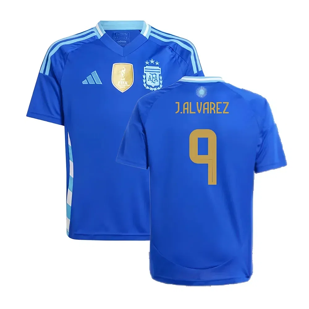 Футбольная футболка Аргентина выездная 2024-2025 Adidas Argentina, синий