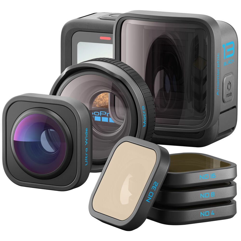 

GoPro HERO13 Black с коллекцией объективов серии HB
