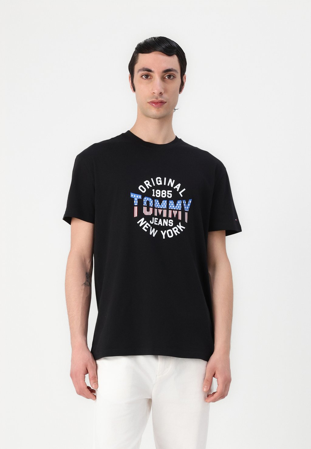 

Футболка с принтом USA CIRCLE GRAPH TEE Tommy Jeans, черный