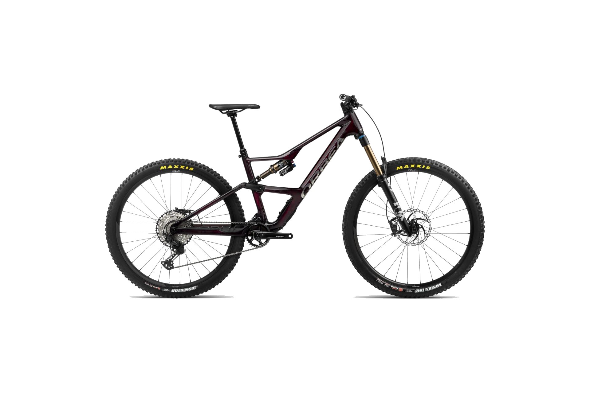 

Горный велосипед Orbea Occam lt m10 - 29 дюймов - fully, rot | wine red carbon view - titan