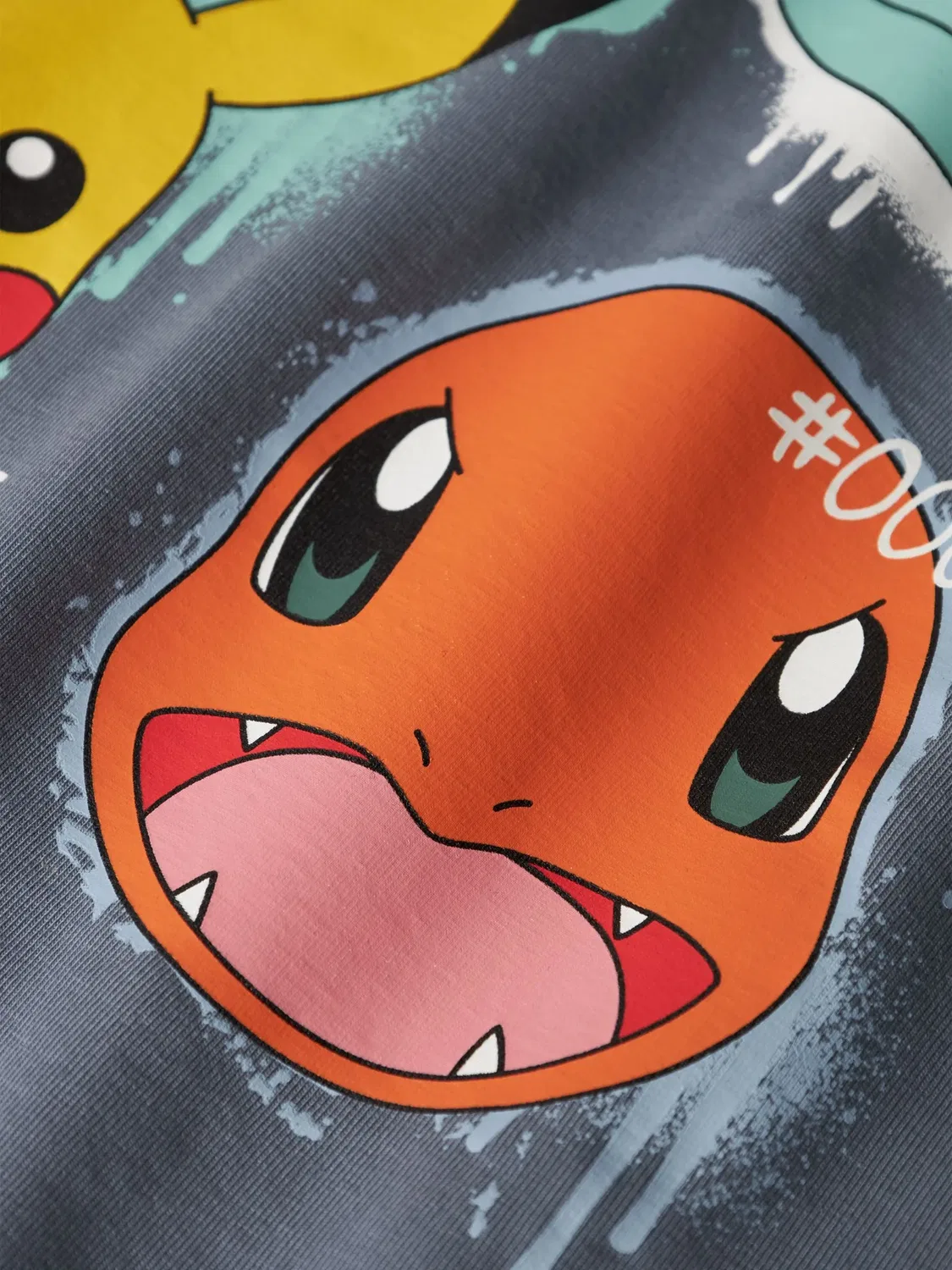 Лонгслив с принтом Pokemon, Name it, флинт стоун — фото 4