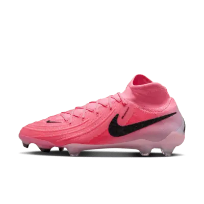 

Бутсы Nike Phantom Luna 2 Elite FG High-Top Soccer Cleats, цвет Sunset Pulse/Black