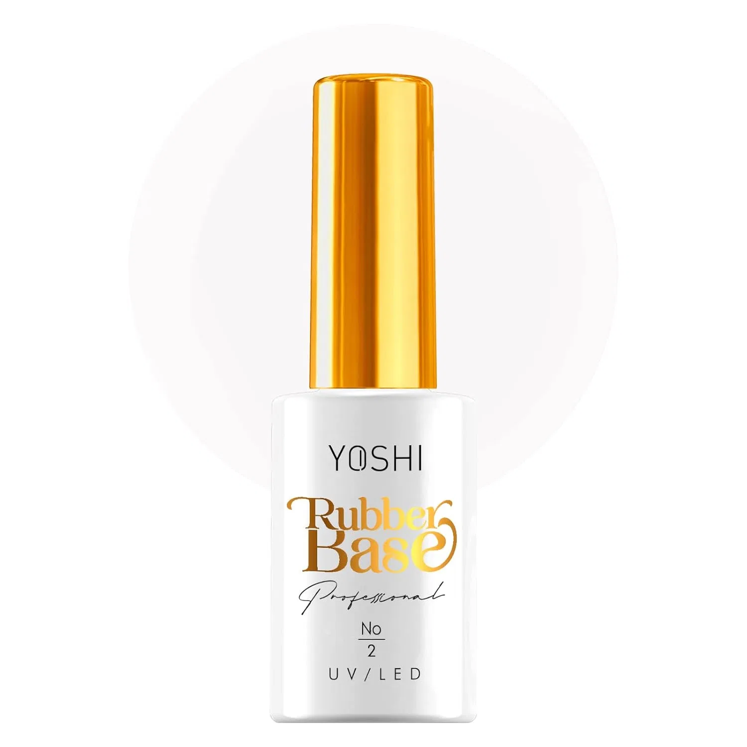 Каучуковая база для ногтей YOSHI Nail Polish Base, белая, глянцевая, 10 мл Yoshi