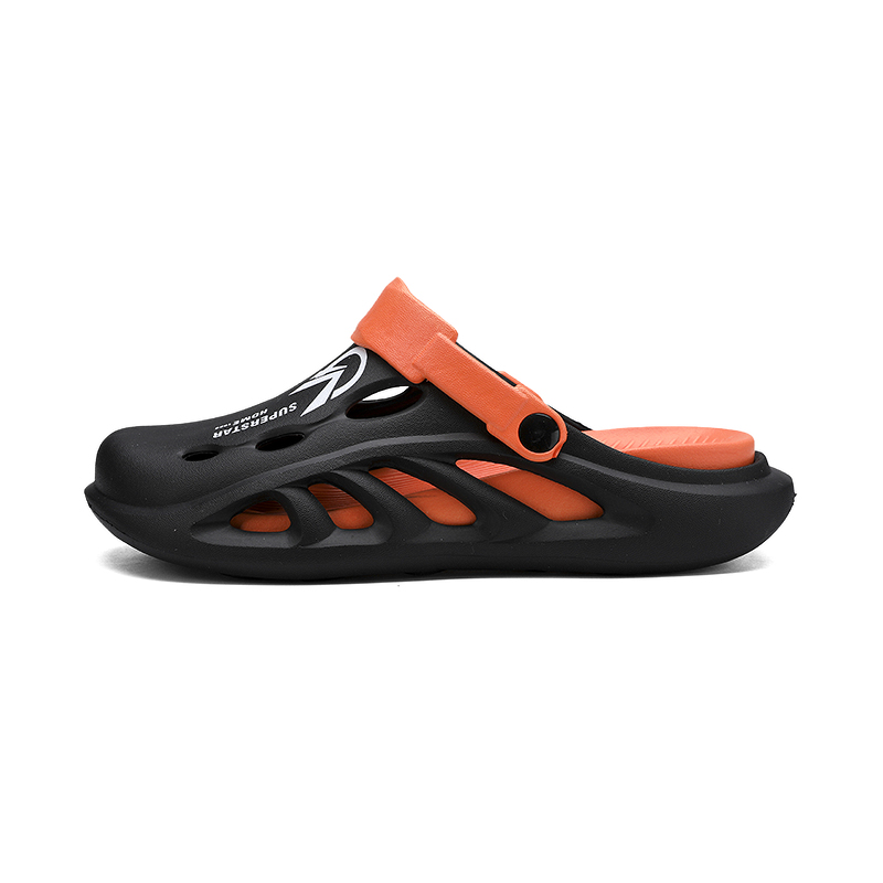 

NANJIREN Клоги унисекс черно-оранжевые, цвет Black Orange