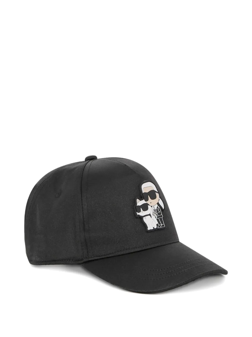 

Атласная кепка Karl & Choupette KARL LAGERFELD KIDS, черный
