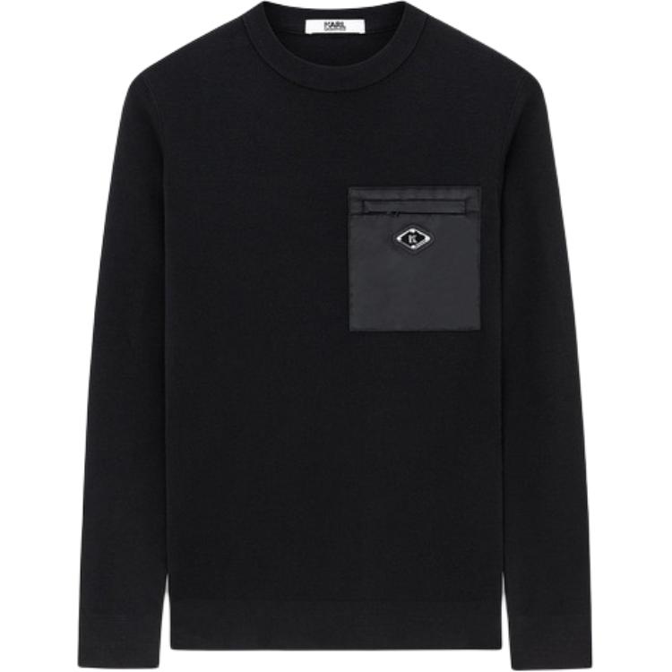 

KARL LAGERFELD / Karl Lagerfeld Jeans KARL LAGERFELD Вязаный свитер мужской черный