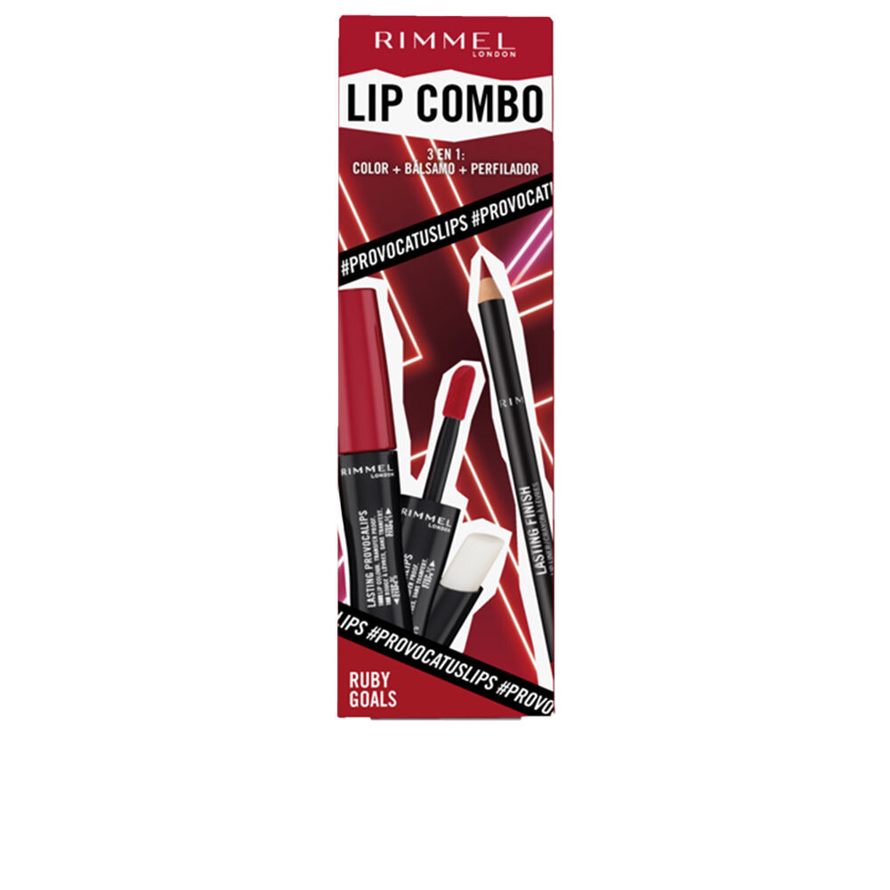 

Губная помада Lip combo provocalips lote Rimmel london, 2 шт, Ruby goals