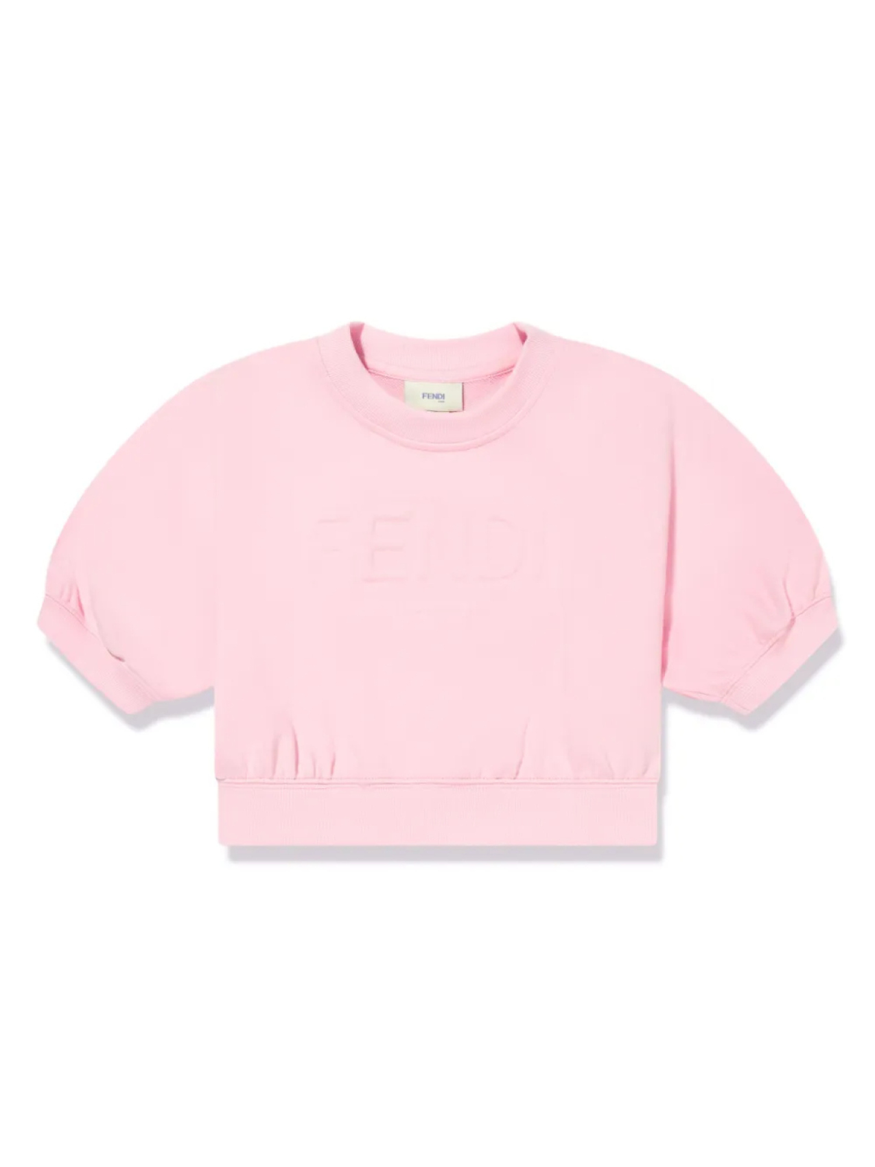 

Толстовка с объемными рукавами Fendi Kids, розовый