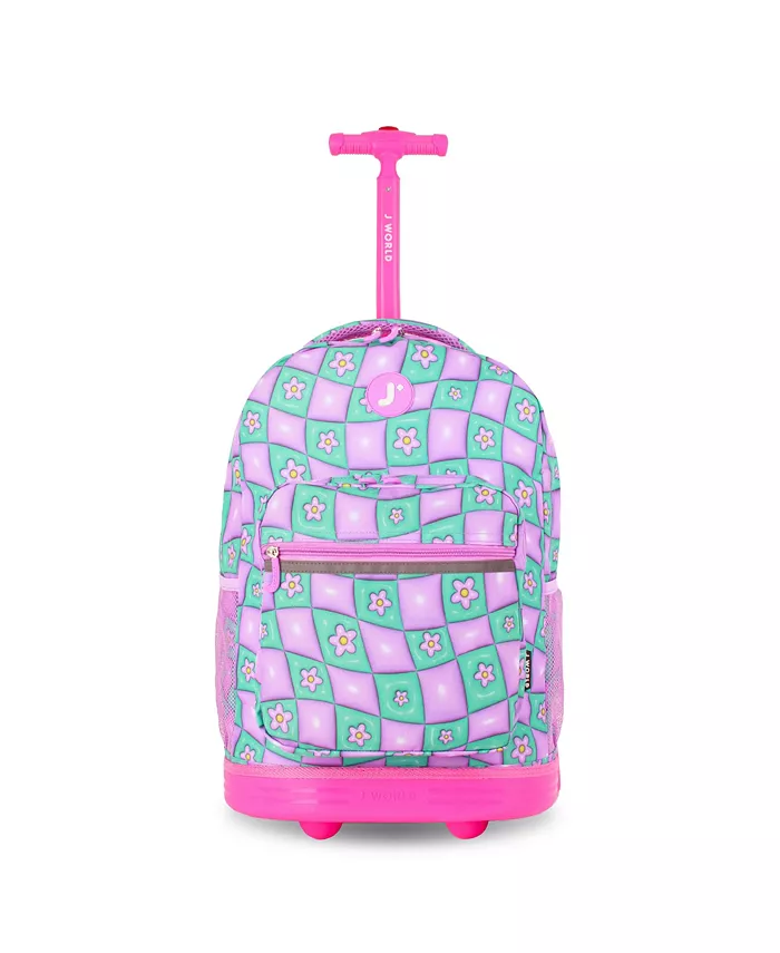 

Детский рюкзак на колесиках Sunrise 18" J World, фиолетовый