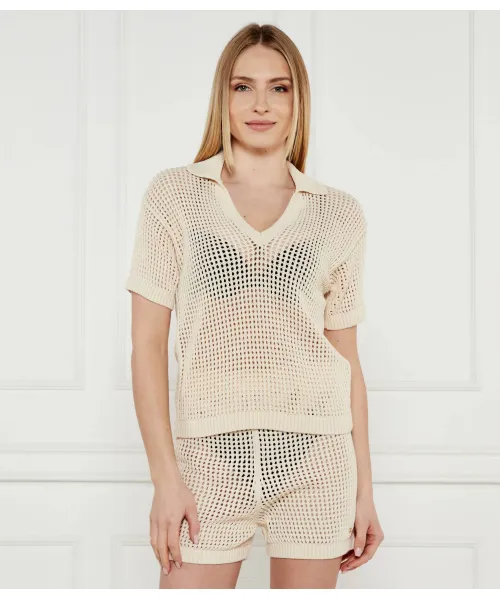 

Футболка поло Regular fit Tommy Hilfiger, бежевый