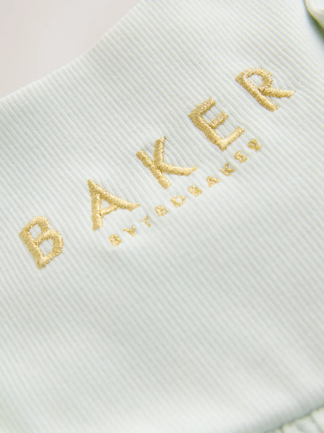 Платье Baker by Ted Baker мятного цвета — фото 4