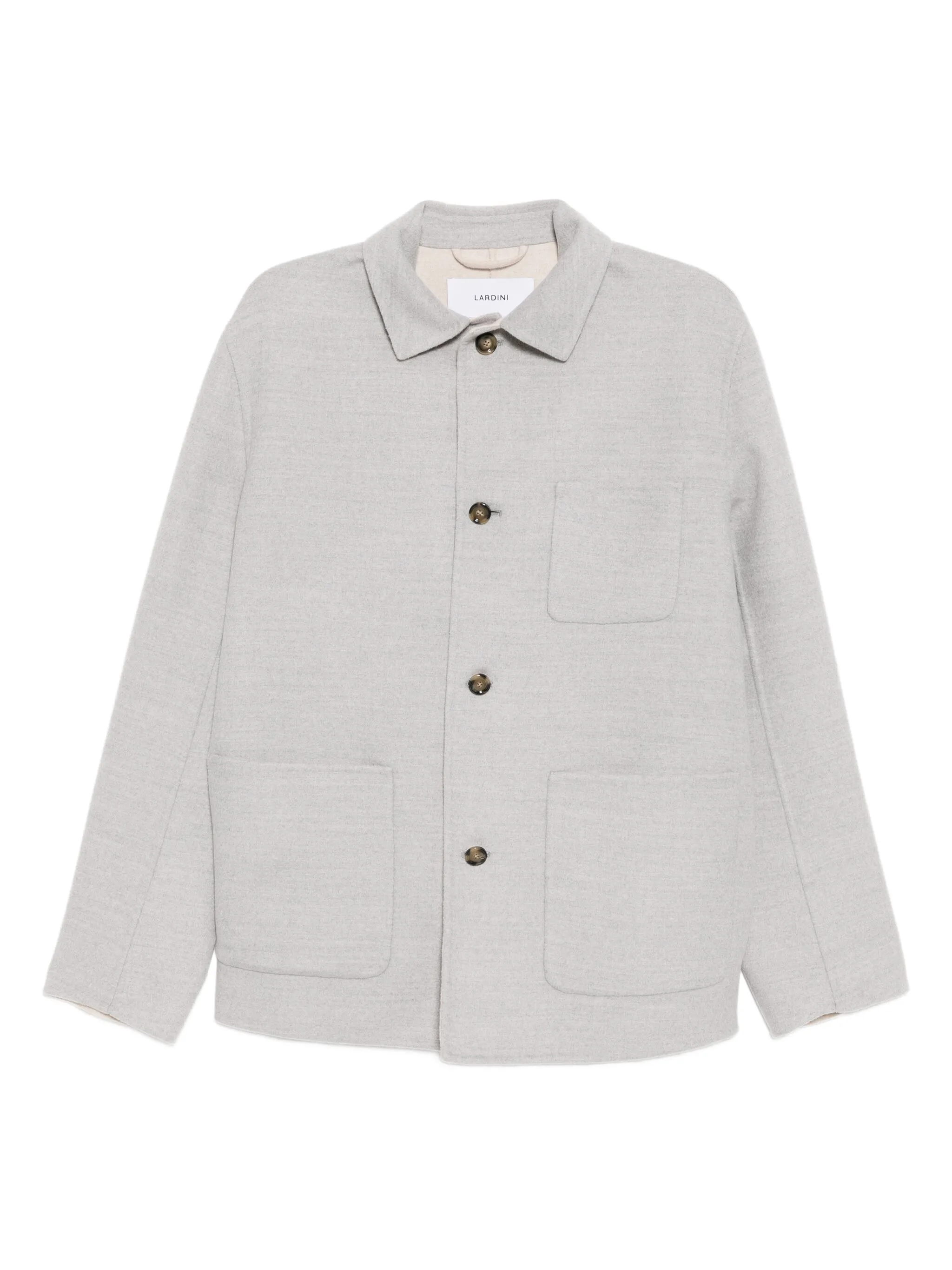 

Шерстяной пиджак Lardini, серый