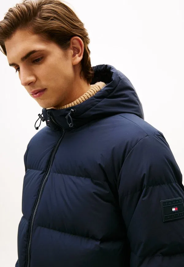 Пуховая куртка с капюшоном Tommy Hilfiger, Desert Sky — фото 4