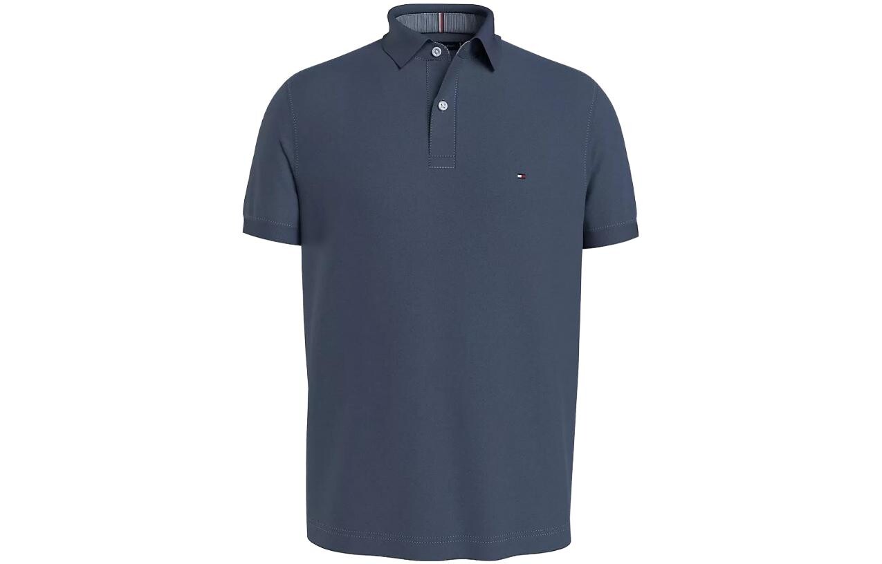 

Рубашка поло мужская индиго Tommy Hilfiger, индиго