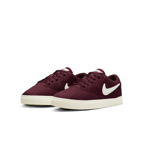 Кроссовки sb check canvas 'burgundy crush' Nike, бургундия — фото 3