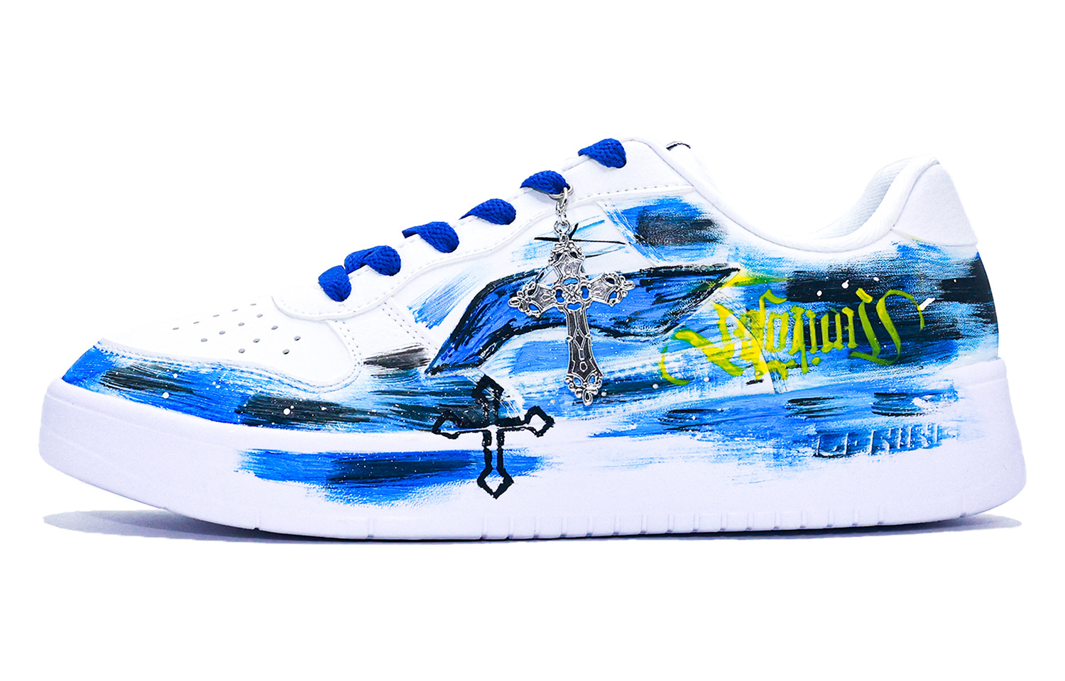 

Li Ning Floating Boat Slip Resistant, Abrasion Resistant, Height Increasing Low top Skateboard Shoes мужские Li-Ning, белый синий черный