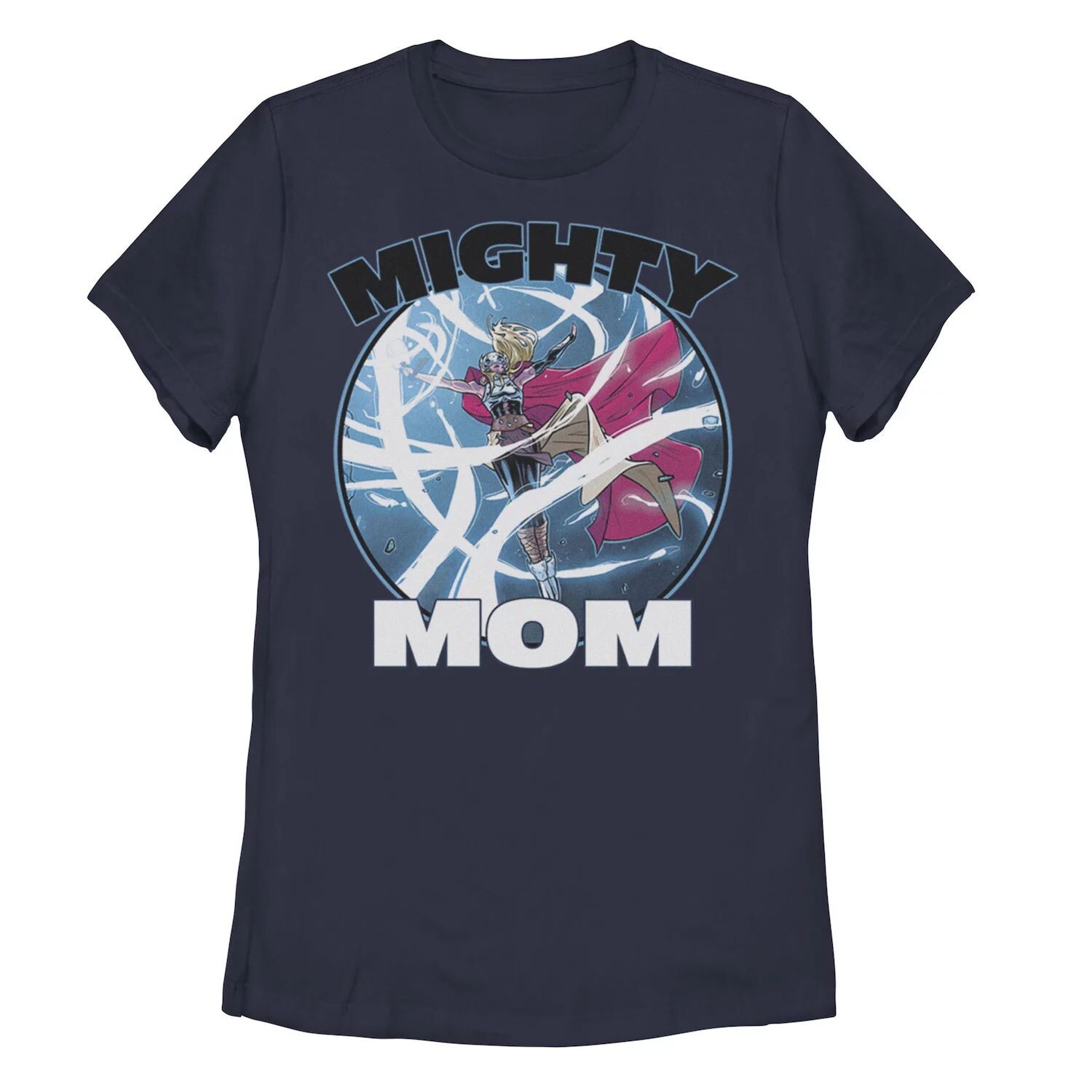 

Женская футболка Marvel Thor Mighty Mom ко Дню матери для юниоров Licensed Character