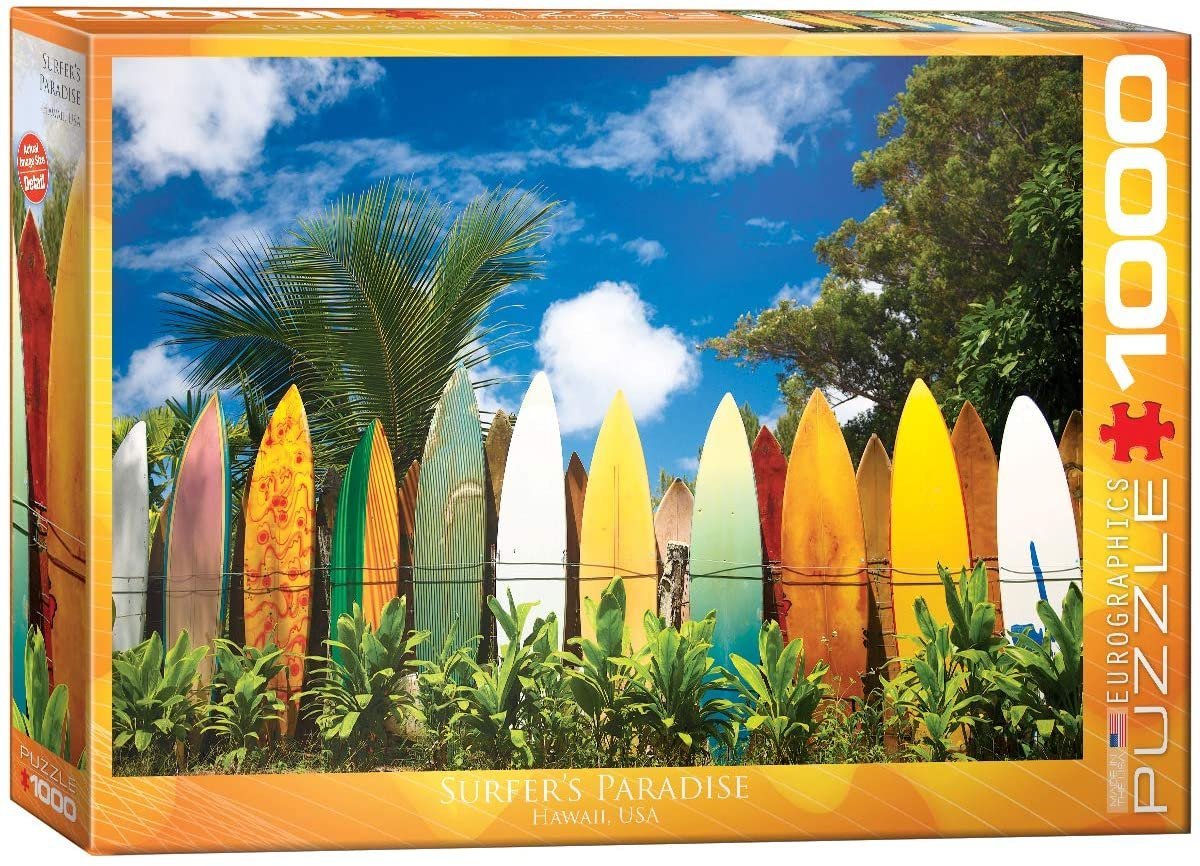 

Еврографика, пазл Surfer S Paradise Hawaii, 1000 шт. EuroGraphics