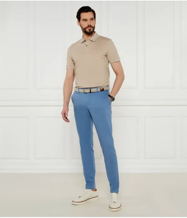 Поло Паллас regular fit Boss, бежевый — фото 2