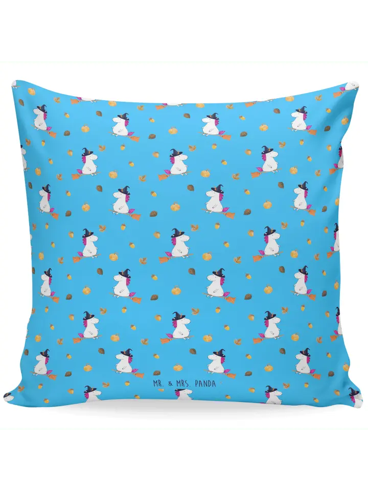 

Подушка Mr & Mrs Panda 40x40 Einhorn Hexe, синий