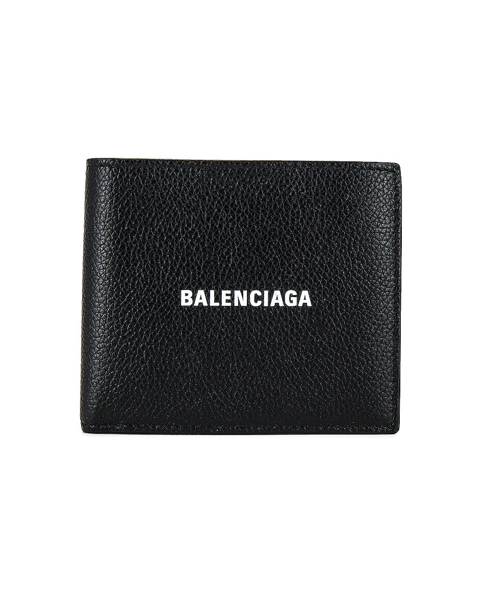 

Кошелек Balenciaga Cash Square Fold, черный