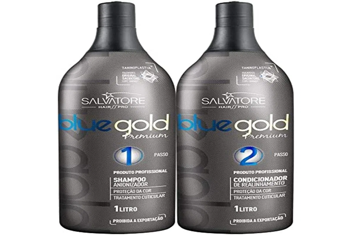 Набор для выпрямления волос «Premium Blue Gold Progressive Brush» от Salvatore Salvatore