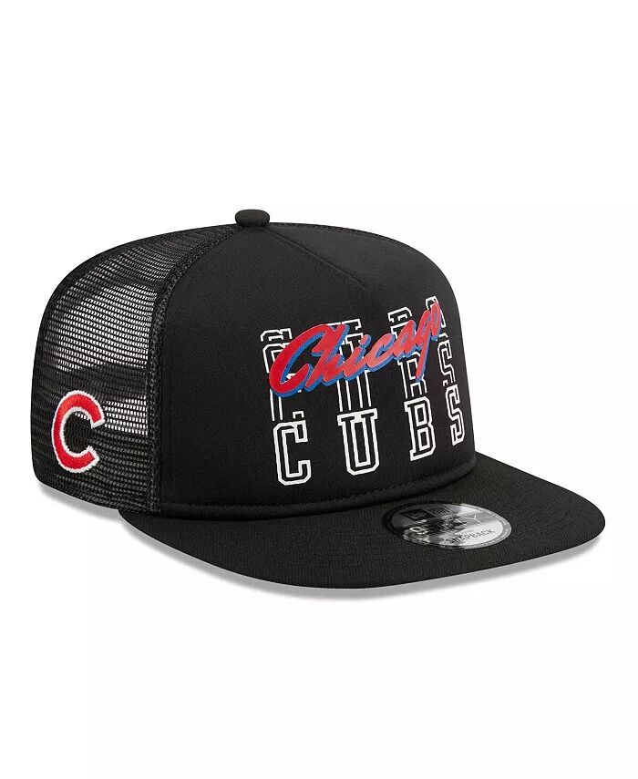 

Мужская черная кепка Chicago Cubs Street Team с А-образной рамкой Trucker 9FIFTY Snapback New Era, черный