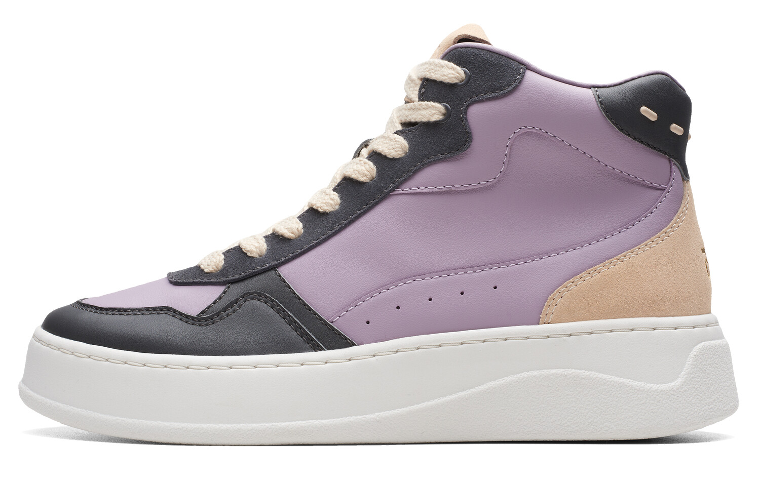 

Кроссовки clarks Lightweight Series Skateboarding Shoes Women's High-top Violet-blue, синий