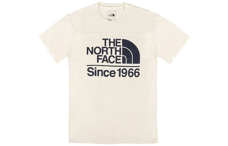 

Футболка мужская молочно-белая The North Face, слоновая кость