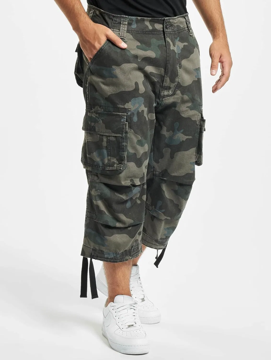 Капри-шорты Brandit, 6 карманов, Dark Camo — фото 3