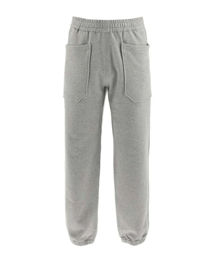 

Хлопковые спортивные штаны с эластичным поясом Ermenegildo Zegna, серый