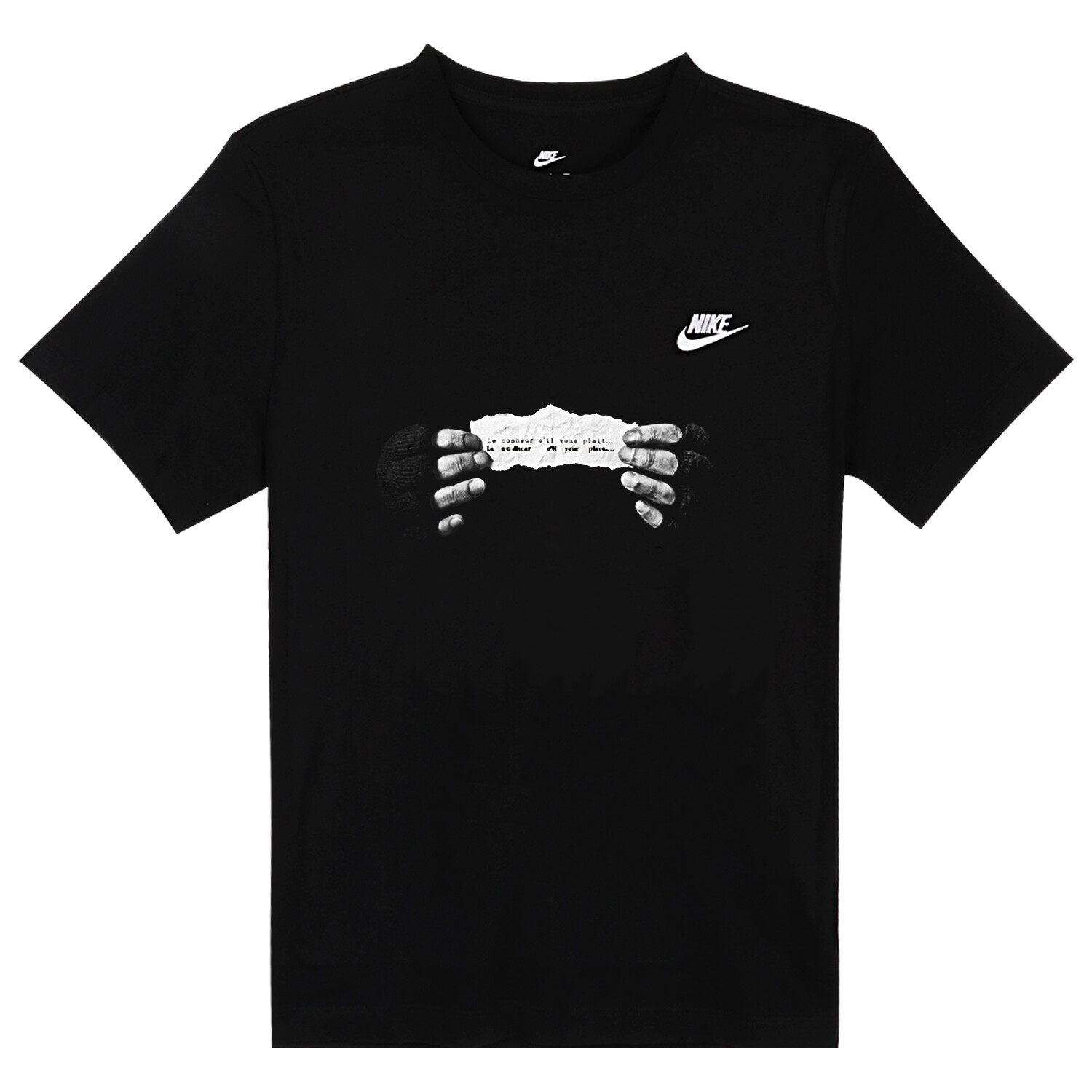 

Футболка мужская черная Nike, черный