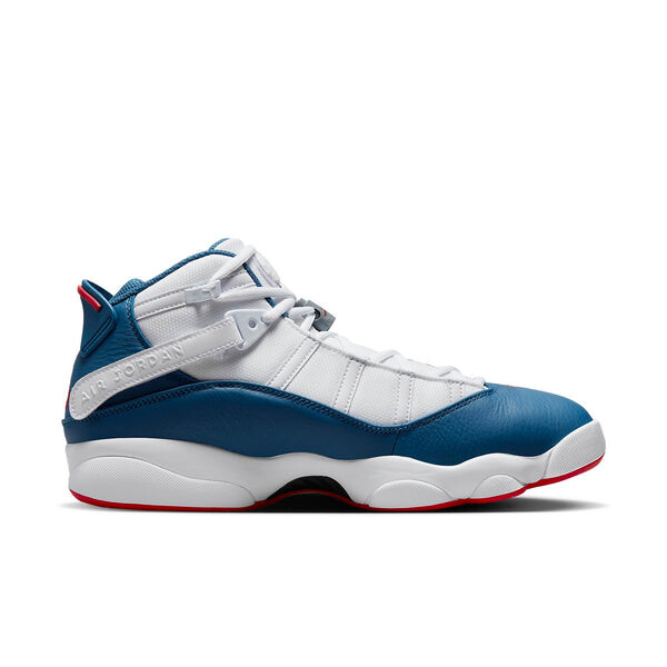 Кроссовки 6 колец Air Jordan, белый — фото 2