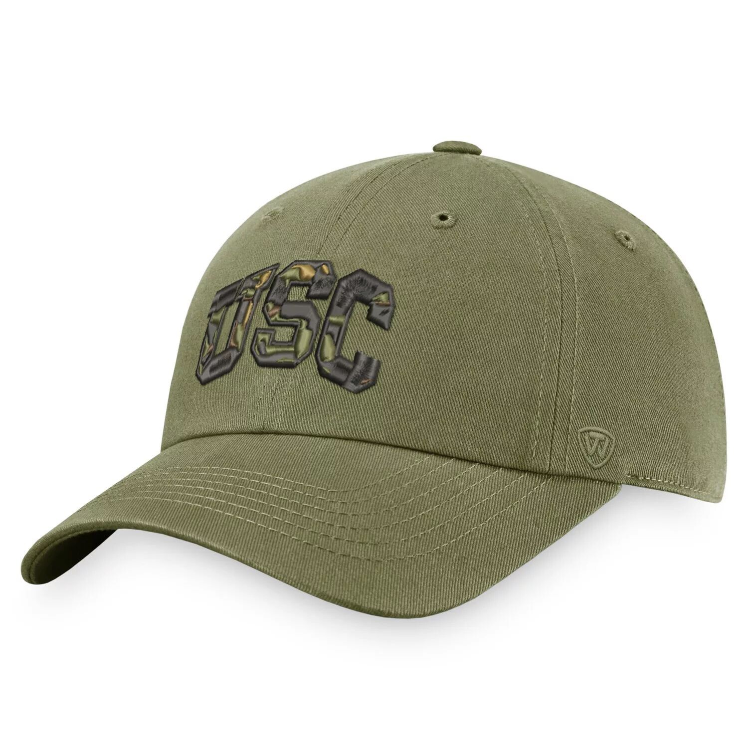

Мужская регулируемая кепка Top of the World Olive USC Trojans OHT Military Appreciation Unit