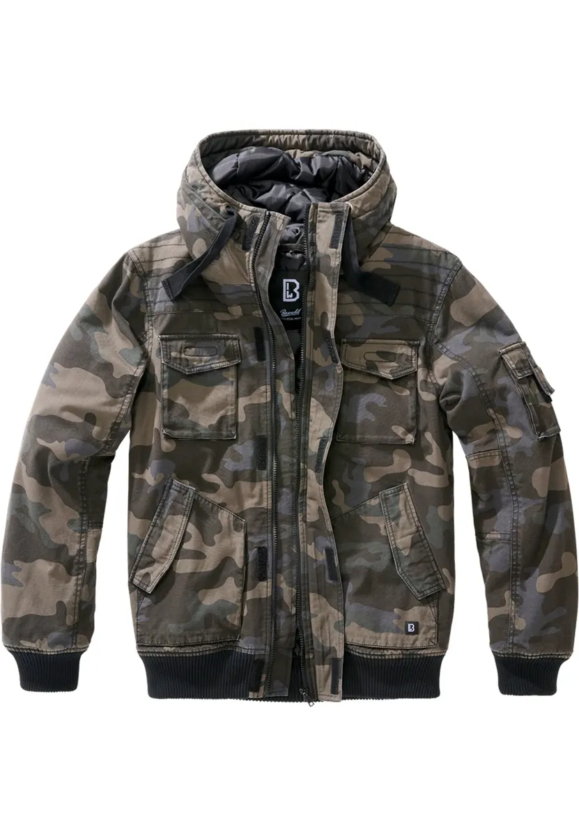 

Зимняя куртка Brandit " Brandit Men's Bronx Winter Jacket" (1 шт.), с капюшоном, цвет Darkcamo