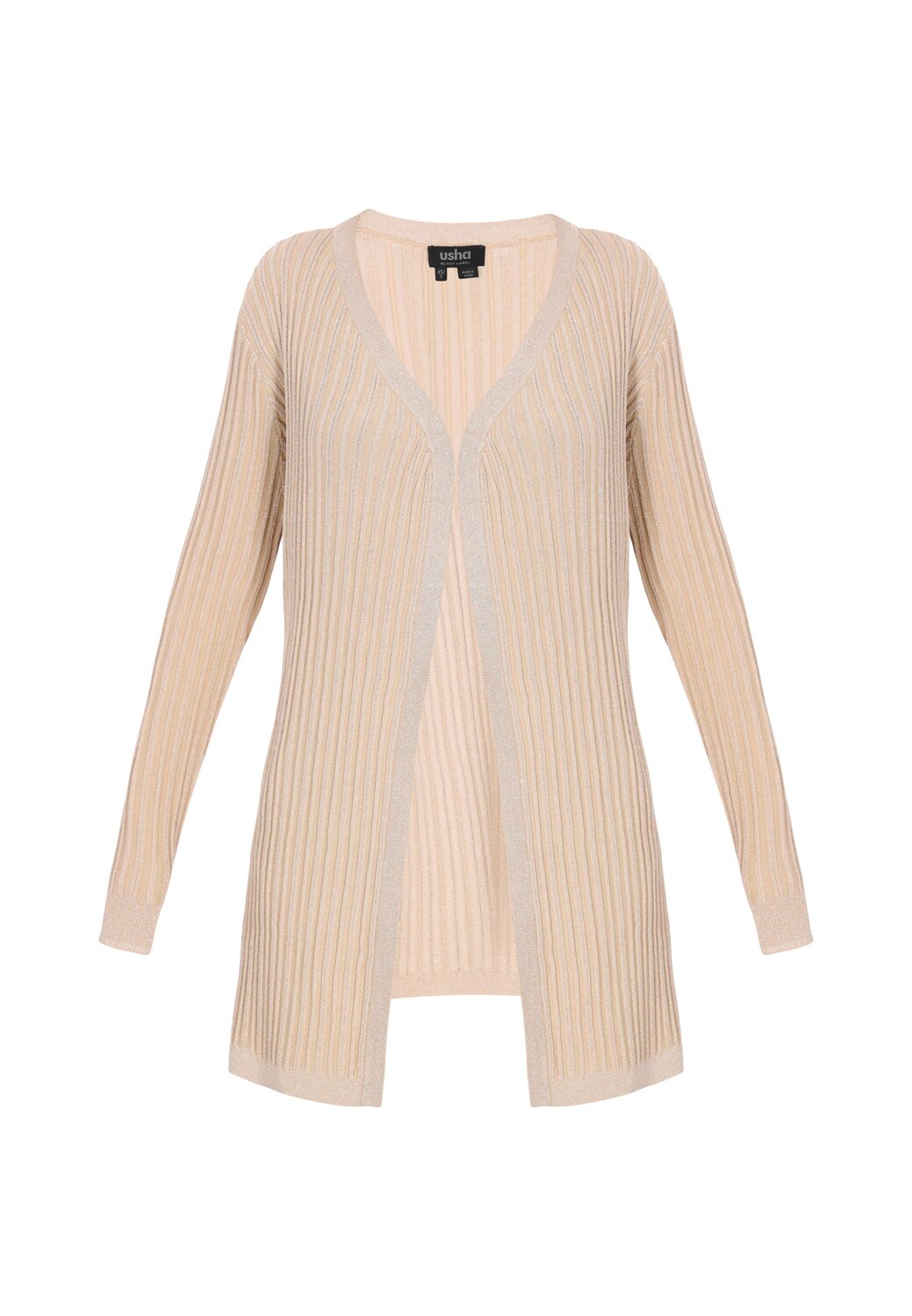 

Usha BLACK LABEL Кардиган 'Classic' вязаный, бежевый