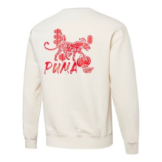 

Толстовка cny yott graphic crew printing round-neck sweatshirt white Puma, белый
