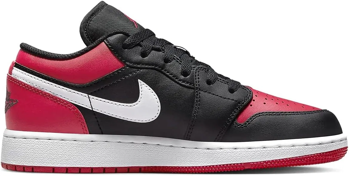 Кроссовки детские Nike Air Jordan 1 Low, черный/красный/белый