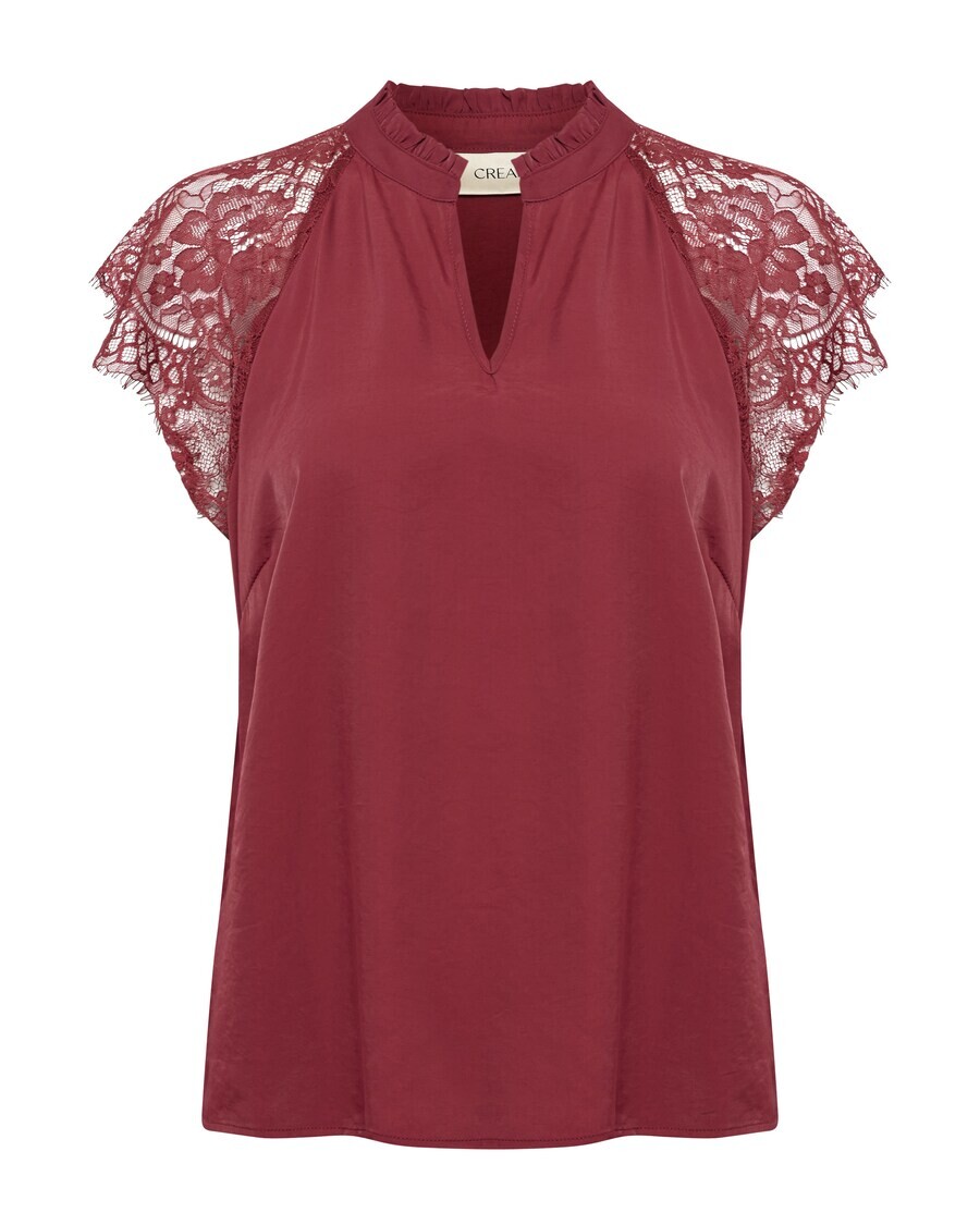 

Кружевная блузка Cream Blouse Nola, красный
