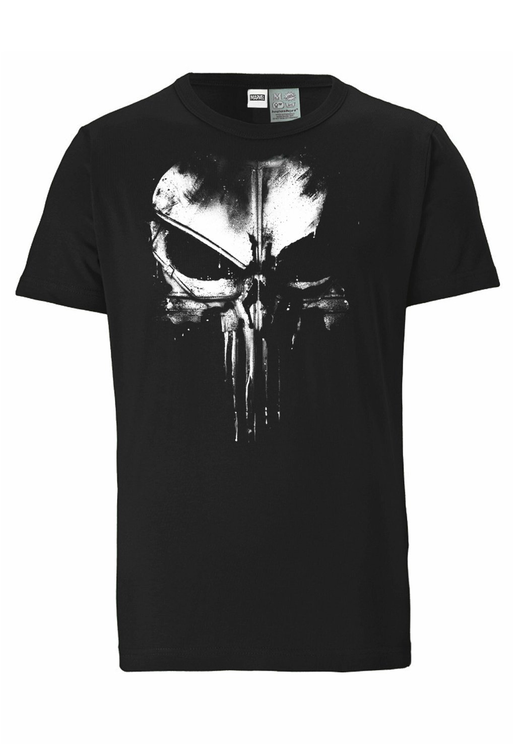 

Футболка с принтом MARVEL PUNISHER TECHNO SKULL LOGOSHIRT, черный